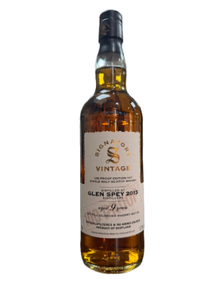 Whisky Glen Spey 2015 1st fill Oloroso Sherry 9 ans